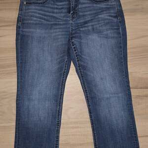 BKE Tyler Straight Leg Mens Dark Wash Denim Jeans 38x32